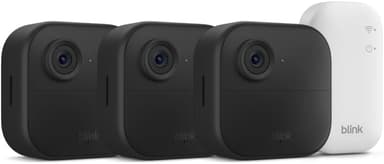 Blink Outdoor 4 Wireless Smart Security Camera, Sync Module Core Included, 3 Camera System