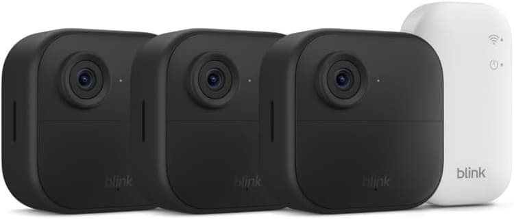 Blink Outdoor 4 Wireless Smart Security Camera, Sync Module Core Included, 3 Camera System