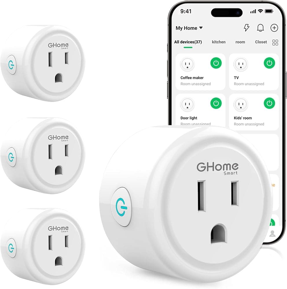GHome Smart Plug, Wi-Fi Smart Outlet Timer