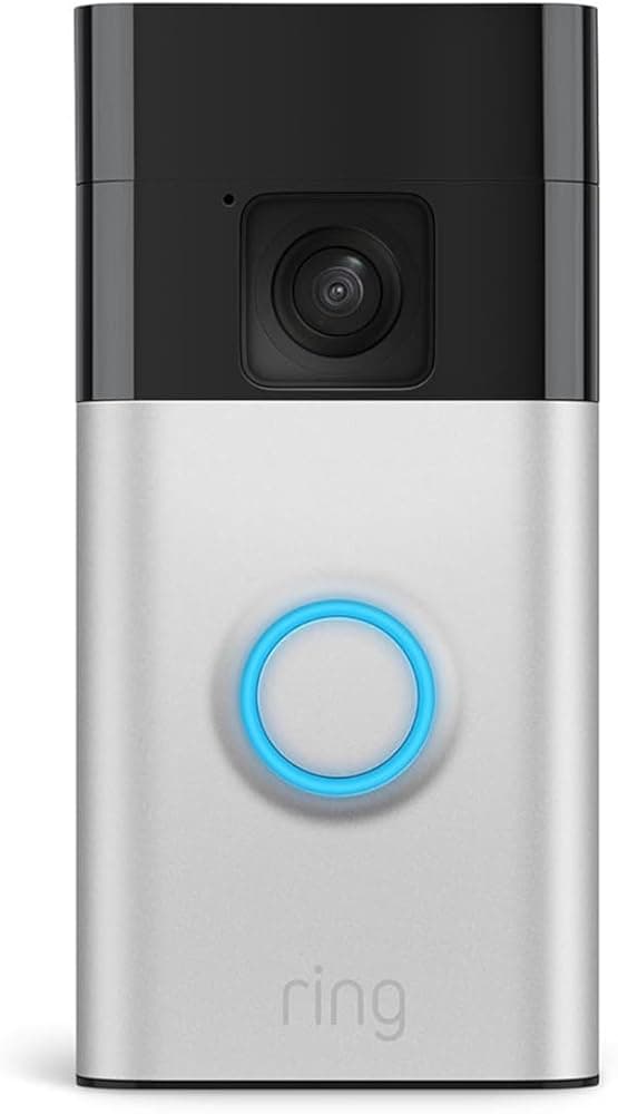 Ring Battery Doorbell, Satin Nickel