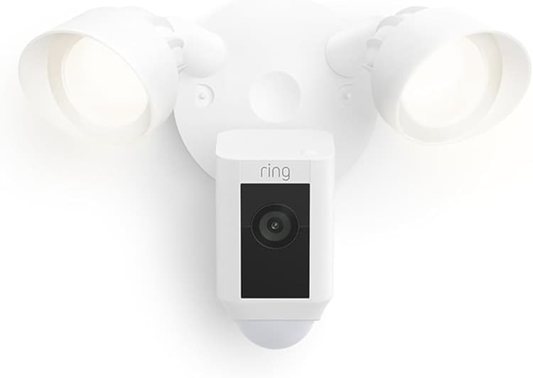 Ring Floodlight Cam Wired Plus, White