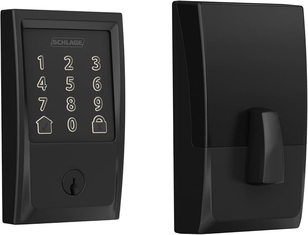 Schlage Encode Smart WiFi Deadbolt, Matte Black
